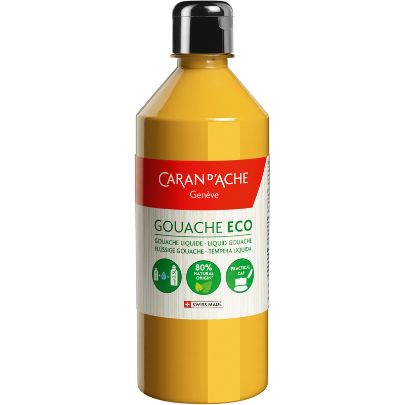 Caran d'Ache Gouache Eco, 500 ml, ocker, 1 Stück