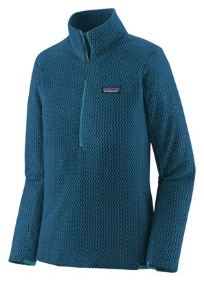 Polaire Femme Patagonia R1 Air Zip Neck Bleu
