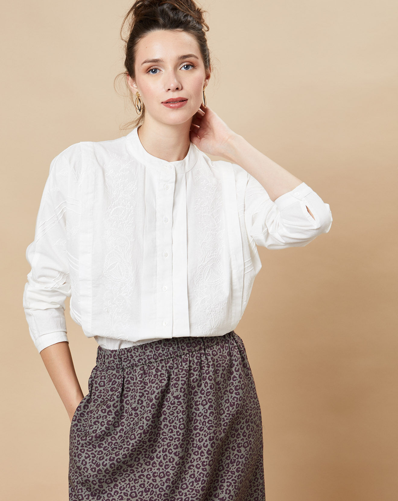 Harris Wilson Blouse Satia écrue
