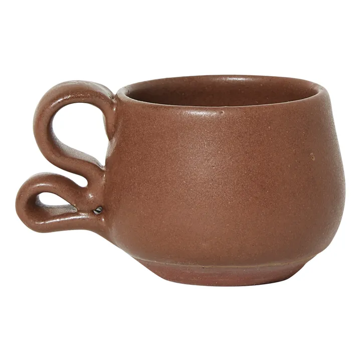 Perla Valtierra Tasse à café Ribete | Chocolat