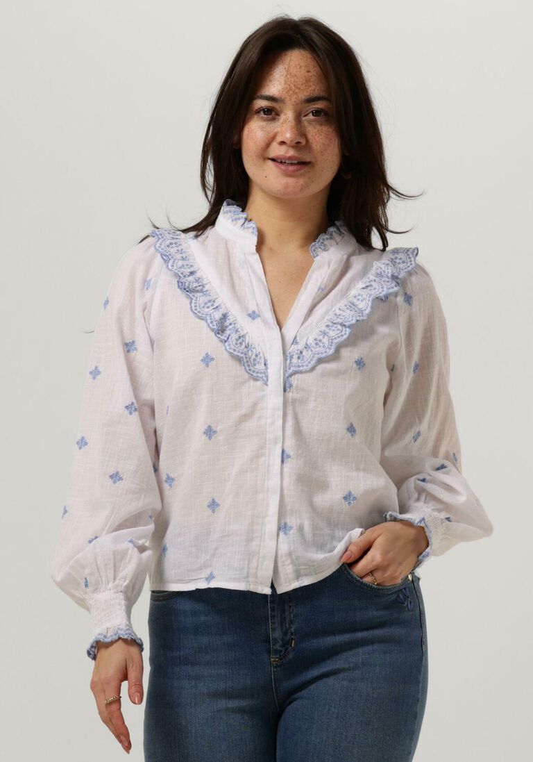 NEO NOIR witte neo noir blouse degas blouse
