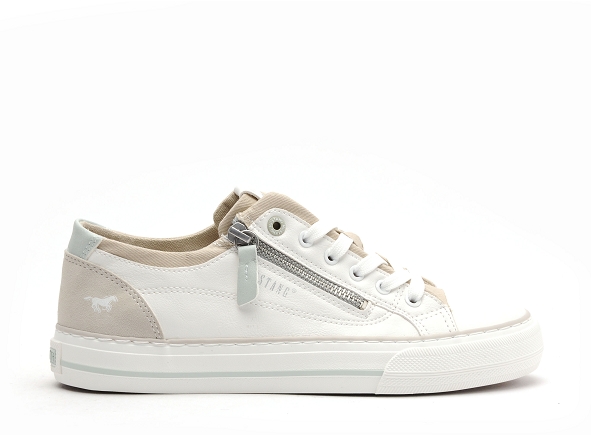 Mustang basses femme 1272310 blanc