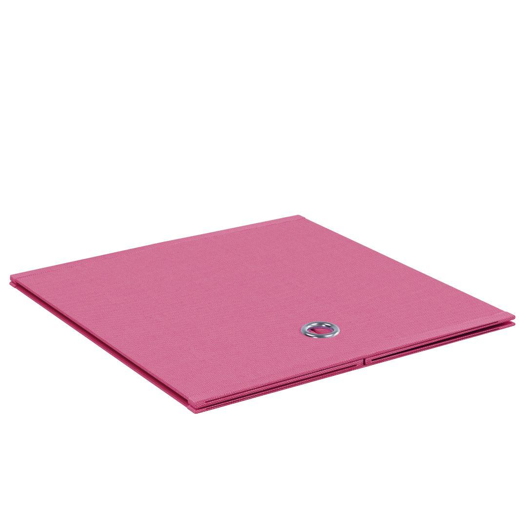2er-Set Faltboxen BOXAS - pink - quadratisch