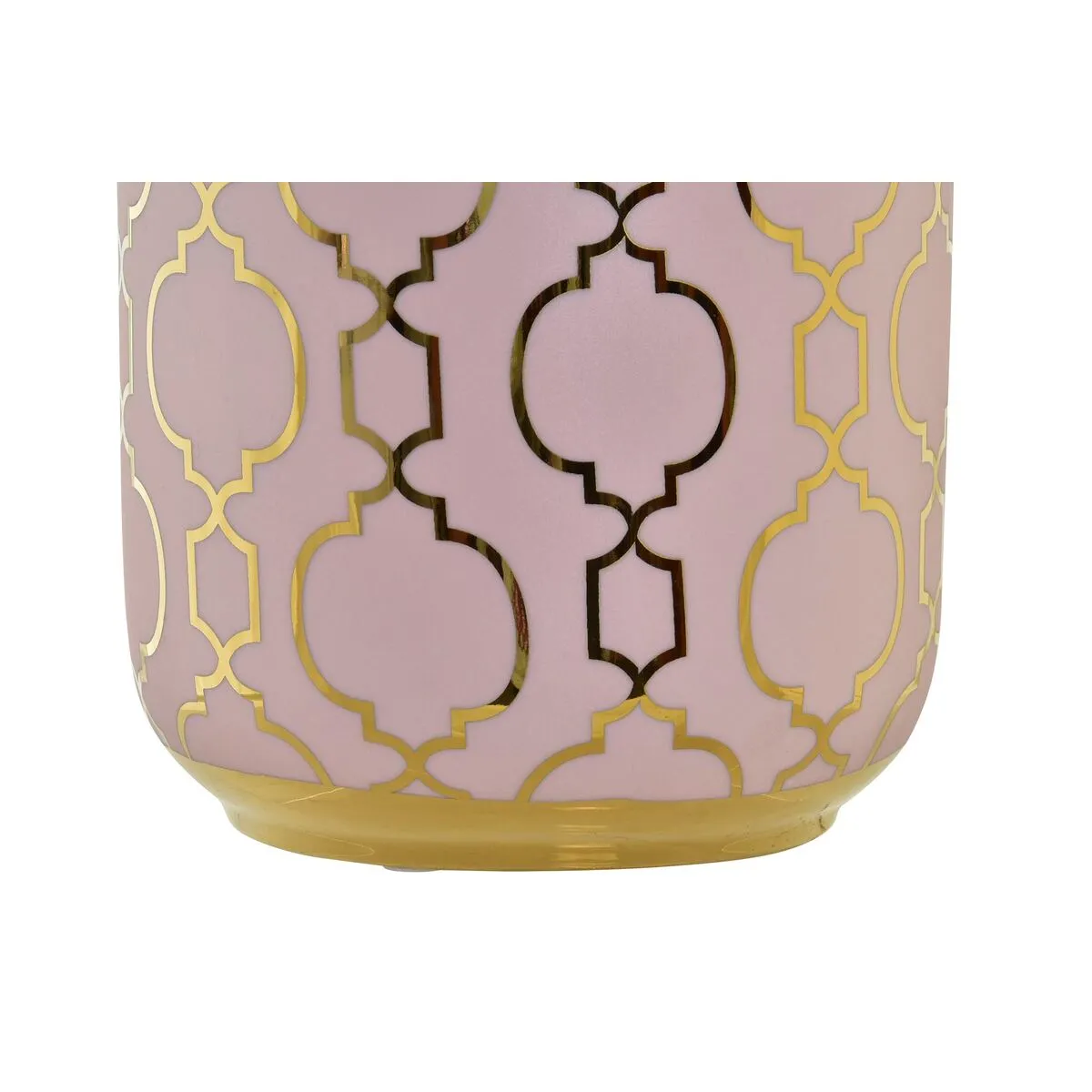 DKD Home Decor Rose/Doré - Porcelaine 26 cm