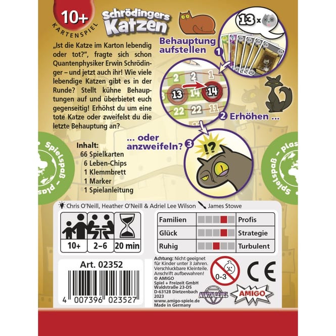 Schrödingers Katze - Kartenspiel