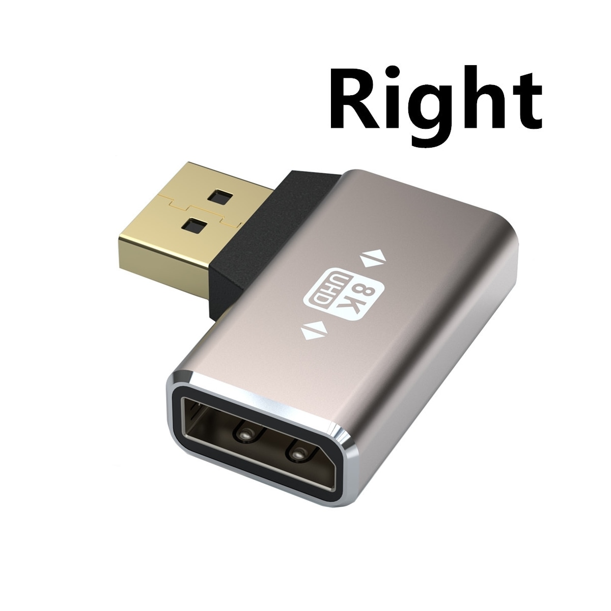 NÖRDIC Displayport-adapter hann til hunn 8K60Hz 4K144/120/60Hz