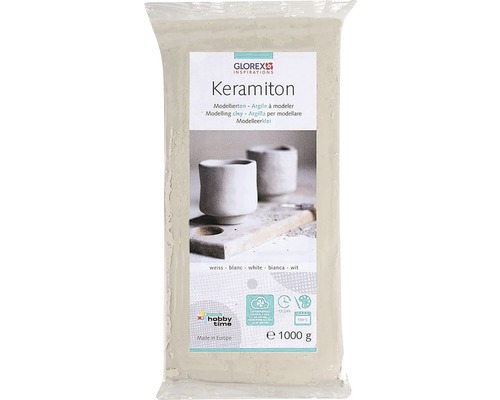 Modelleerklei Keramiton 1 kg wit