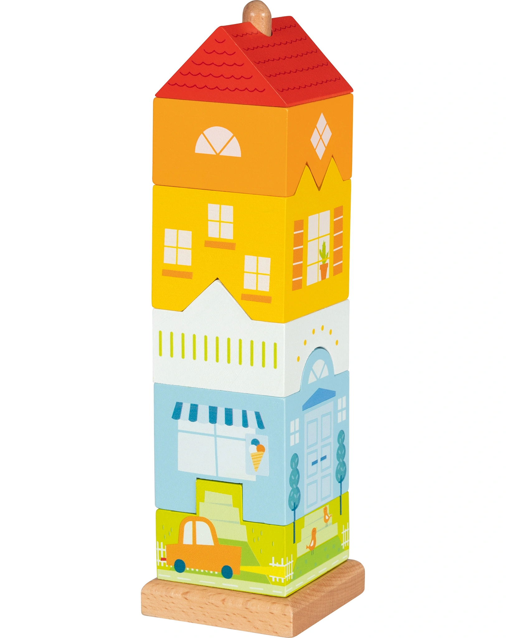 Stapelturm STADTVILLA aus Holz