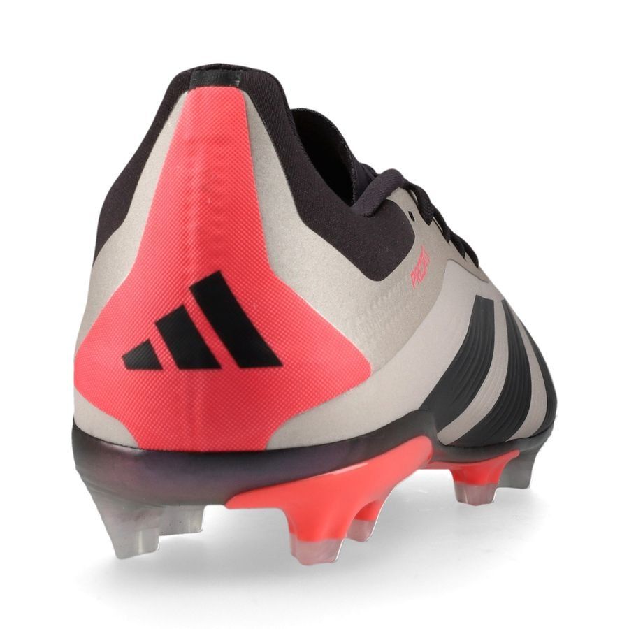 adidas Predator Elite FG Vivid Horizon - Argenté/Aurora Black/Turbo Enfant