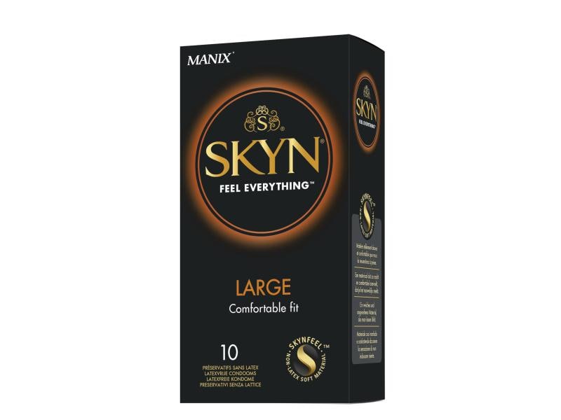 Manix Kondome Skyn Large latexfrei 10 Stück Latexfreie Präservative