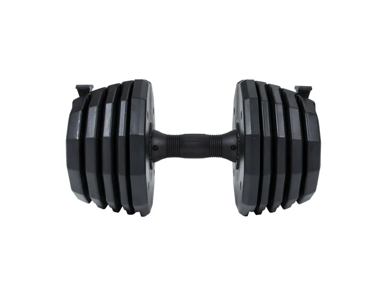 Gymstick 61031, Justerbar håndvægt, Sort, Rød, Acrylonitrilbutadienstyren, Termoplastisk gummi (TPR), Nylon, 22,5 kg, 440 x 280 x 215 mm