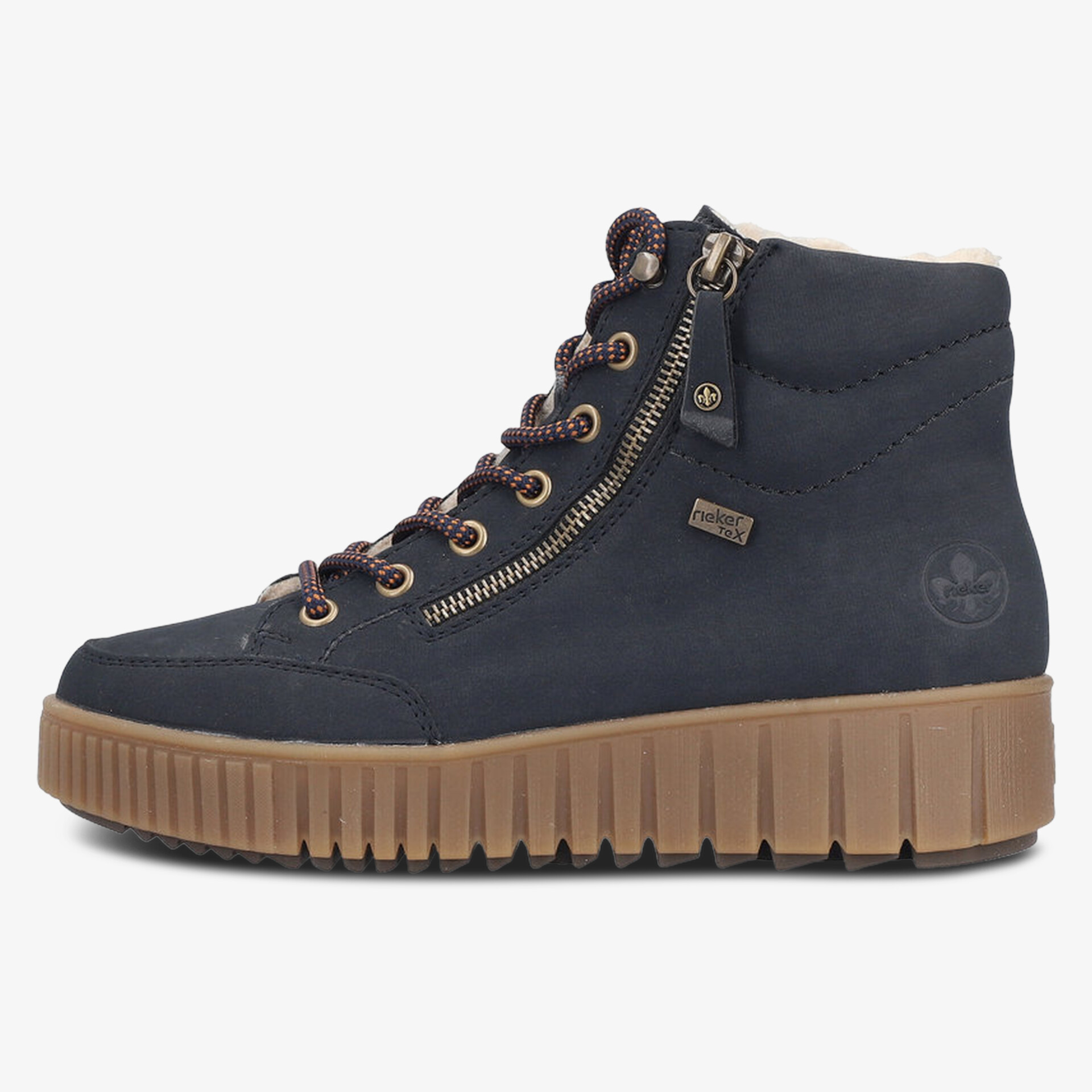 rieker Damen Winter Boots blau