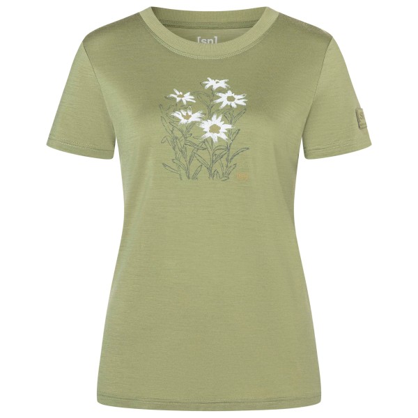 super.natural - Women's Edelweiss Bio Jersey Tee - Haut en mérinos