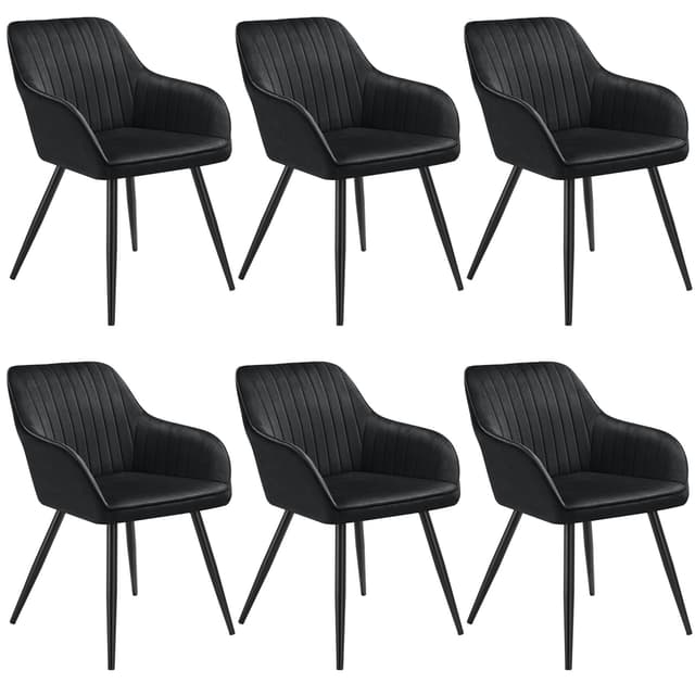 Stol Marilyn, velour, quiltet