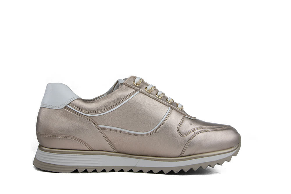 Hassia Sneaker Lightbronze Weiss Porto