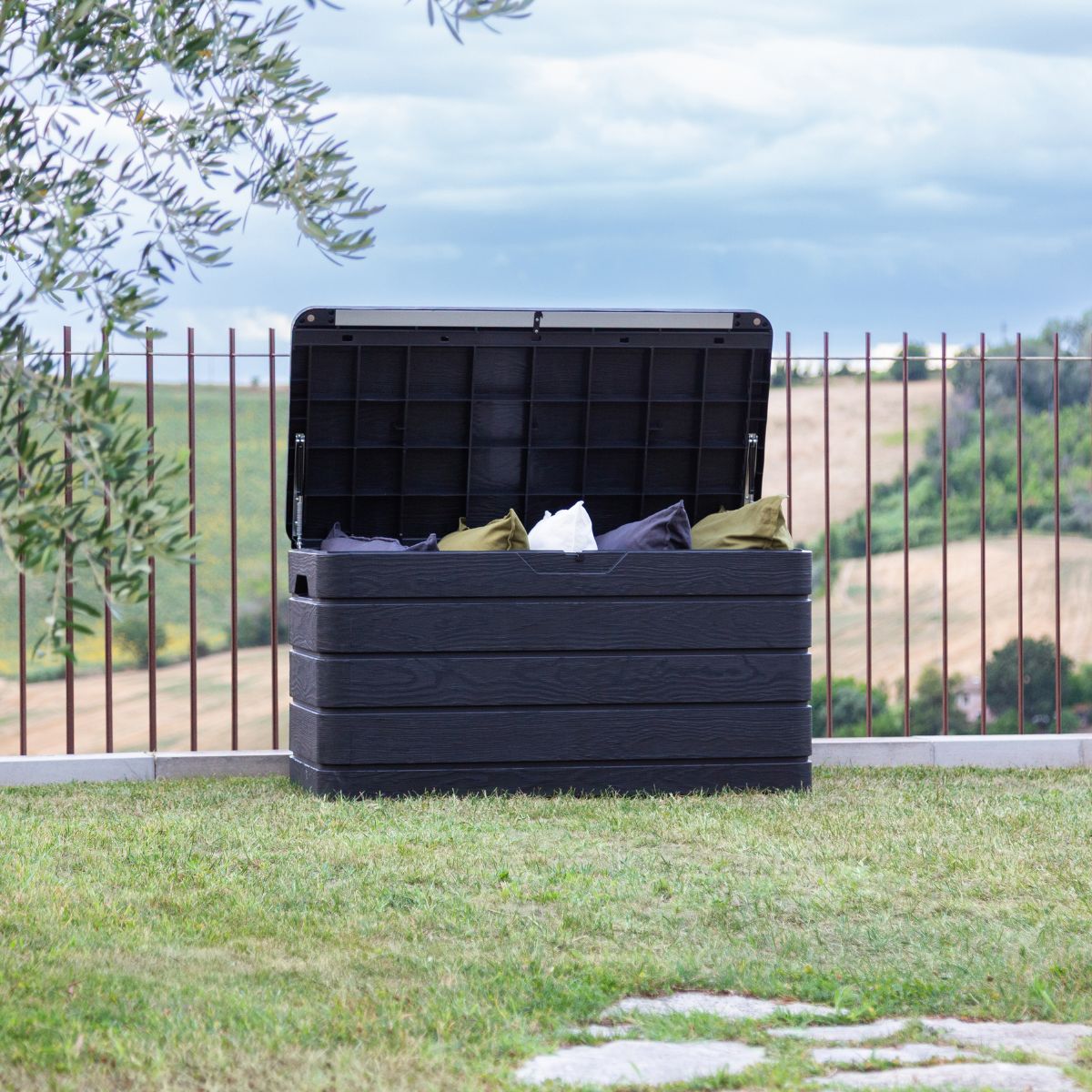 Toomax Dolomiti 410 liter kussenbox - Dark Grey