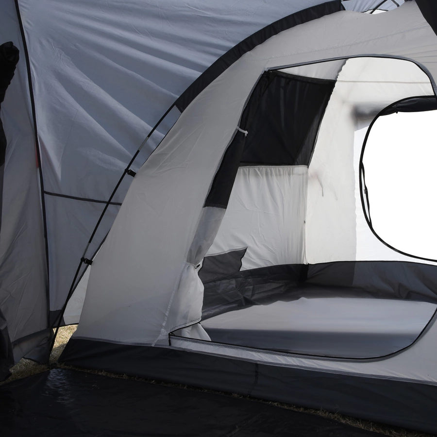 Outsunny Campingzelt mit atmungsaktivem Netz und mobiler Matte grau