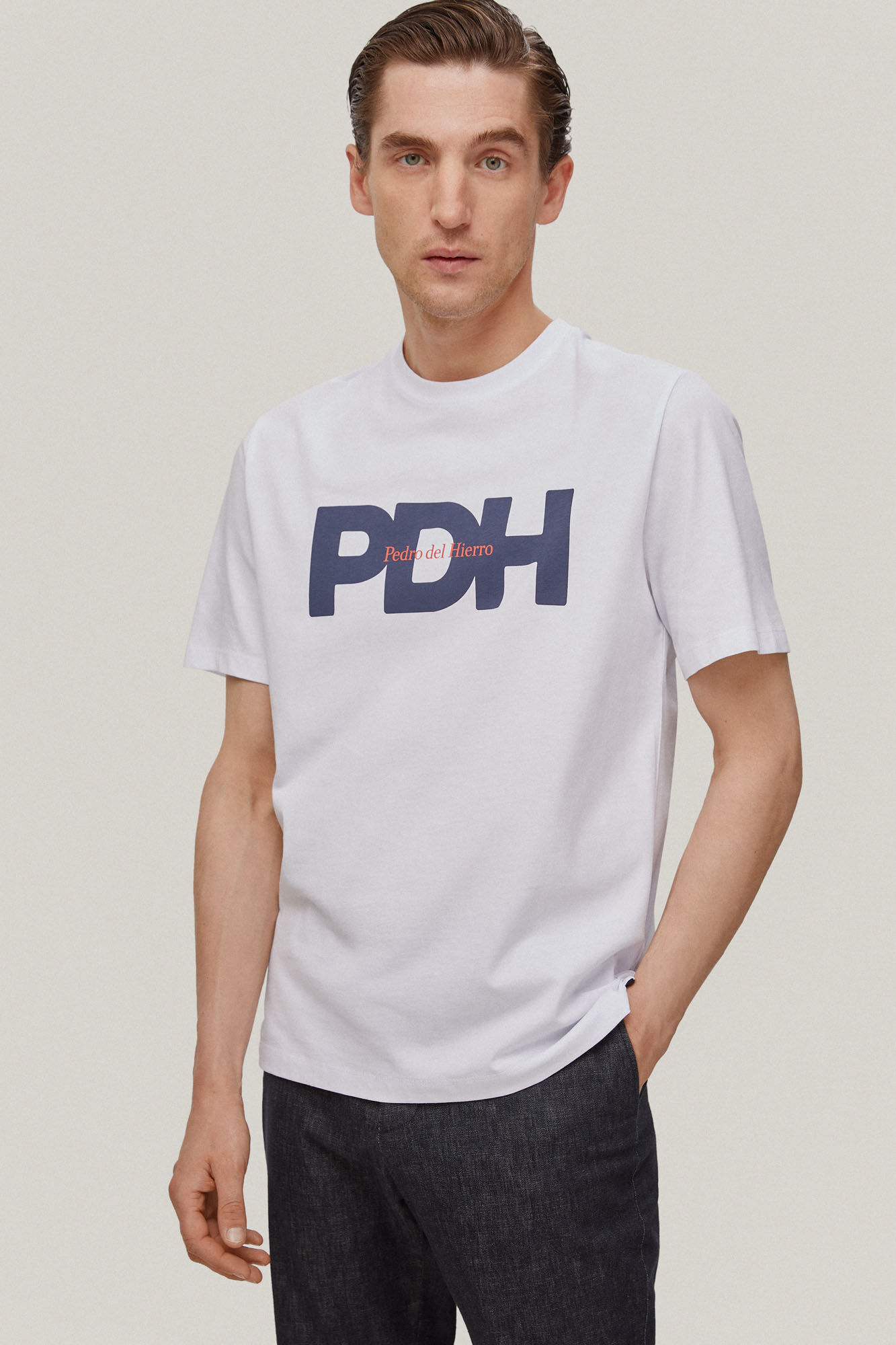 Camiseta com logo - Branca