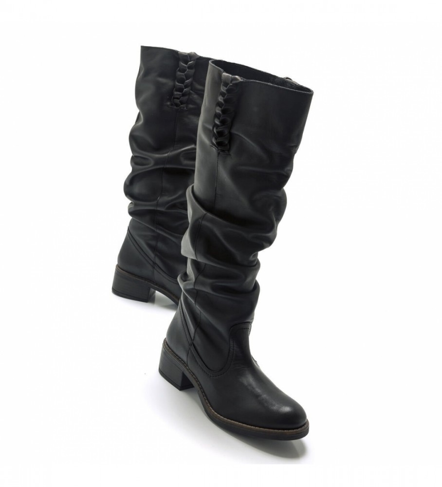 Botas Mustang Frontier de couro preto