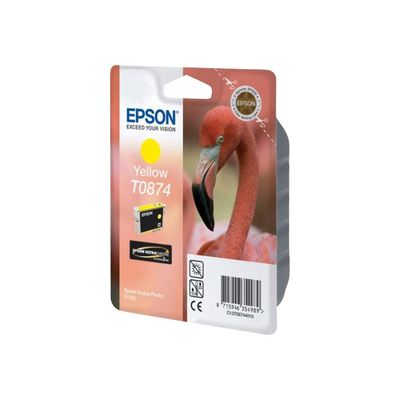 Epson T0874 Flamant rose - jaune - cartouche d'encre originale