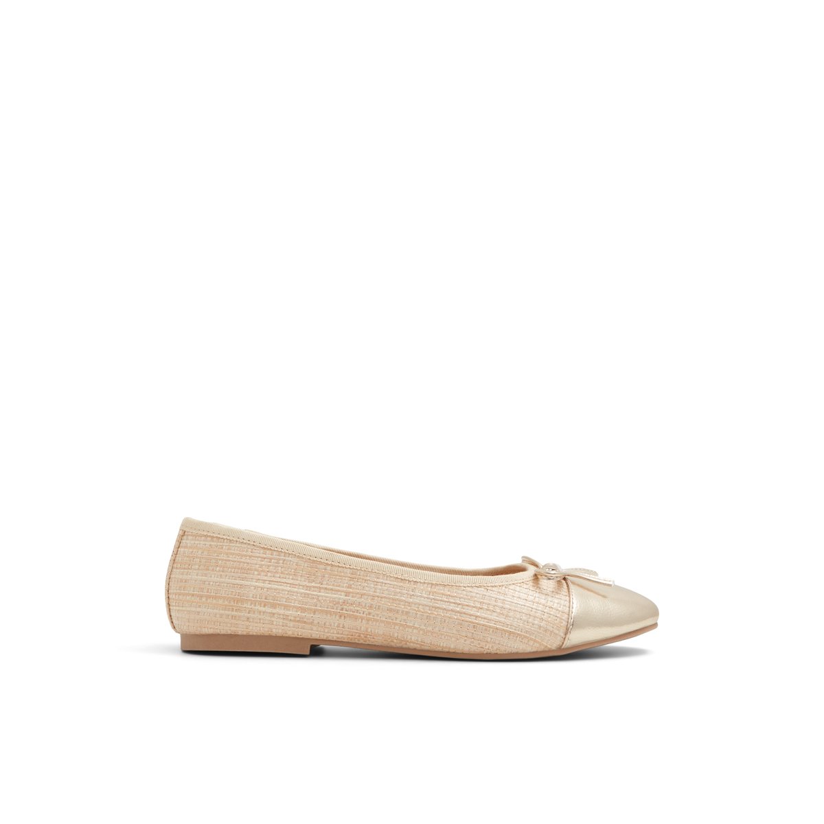 K STUDIO-Nilassi-Ballerine - Talon plat - Naturel
