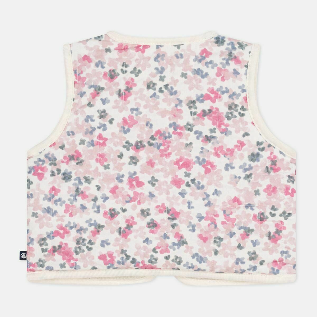 PETIT BATEAU<br>Colete acolchoado reversível sem mangas