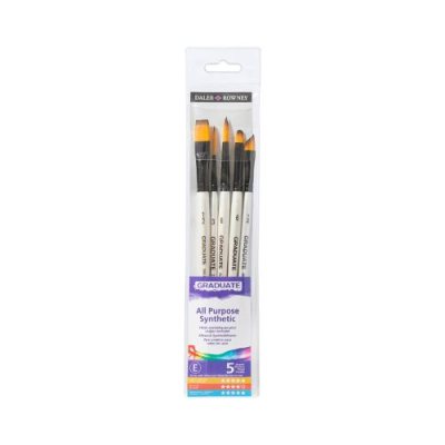 Daler Rowney Graduate Watercolour Brush Set Of 5