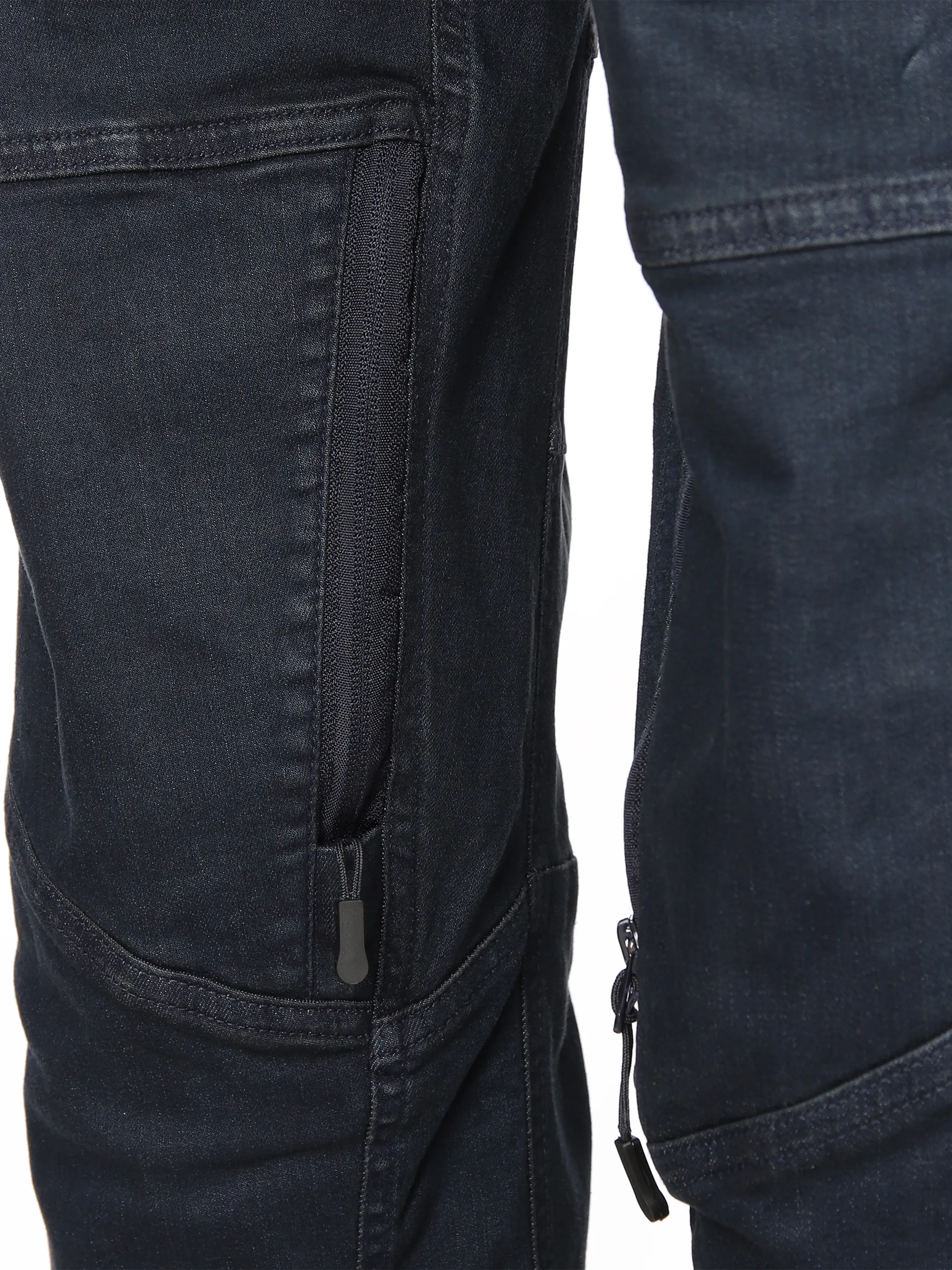 Herren Denim Arbeitshose mit vielen Details