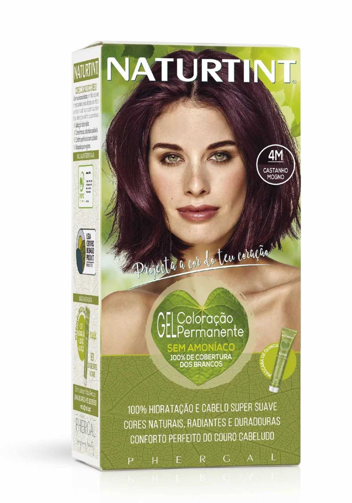 Coloração permanente Naturtint #4M Castanho Mogno 60 ml
