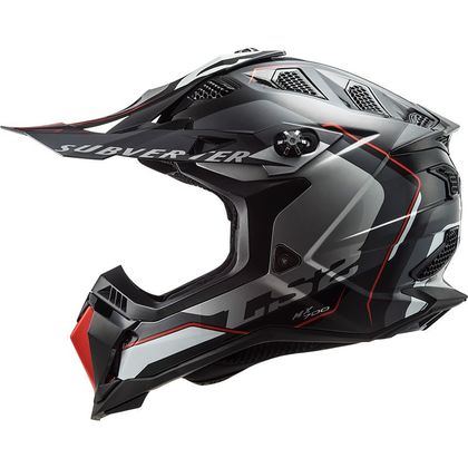 Casque cross LS2 MX700 - SUBVERTER EVO - ARCHED 2023 - Noir / Gris