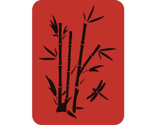 Bamboe decoratieve sjabloon 56 x 43 cm