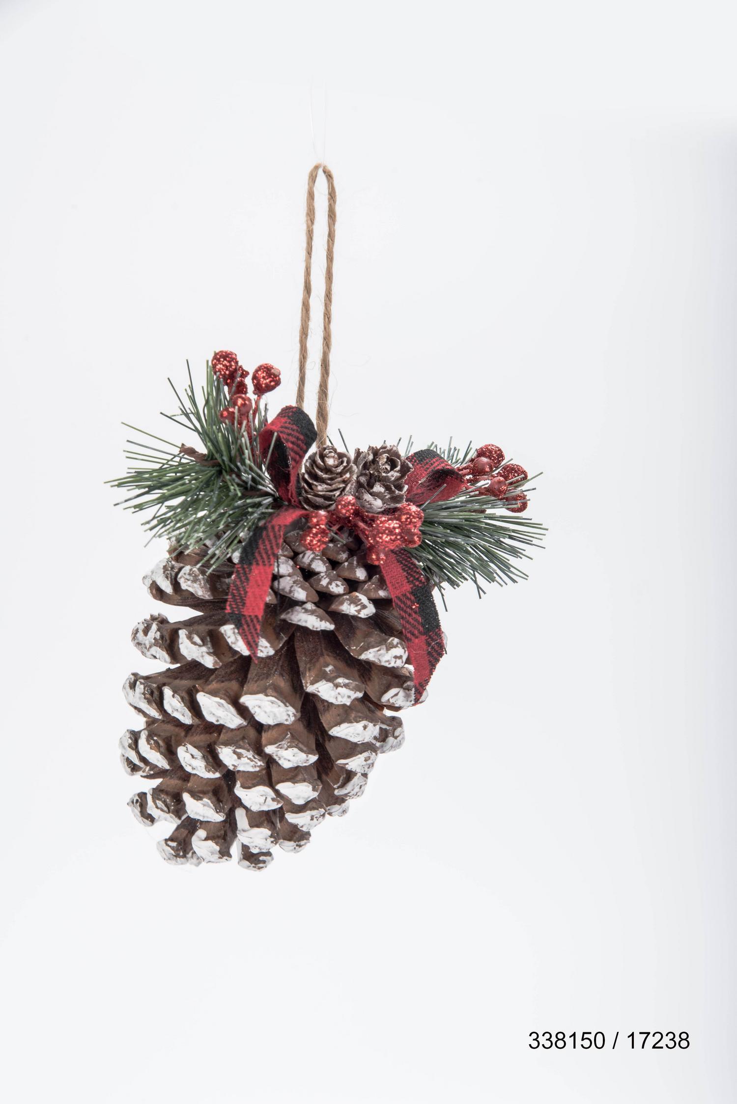 POMME PIN 8X8X13CM NATUREL