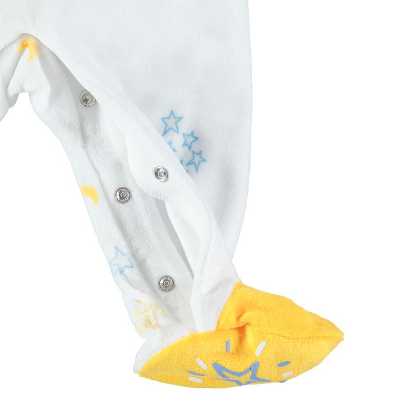 Dors-bien en velours imprimé Winnie l'ourson Disney - Blanc