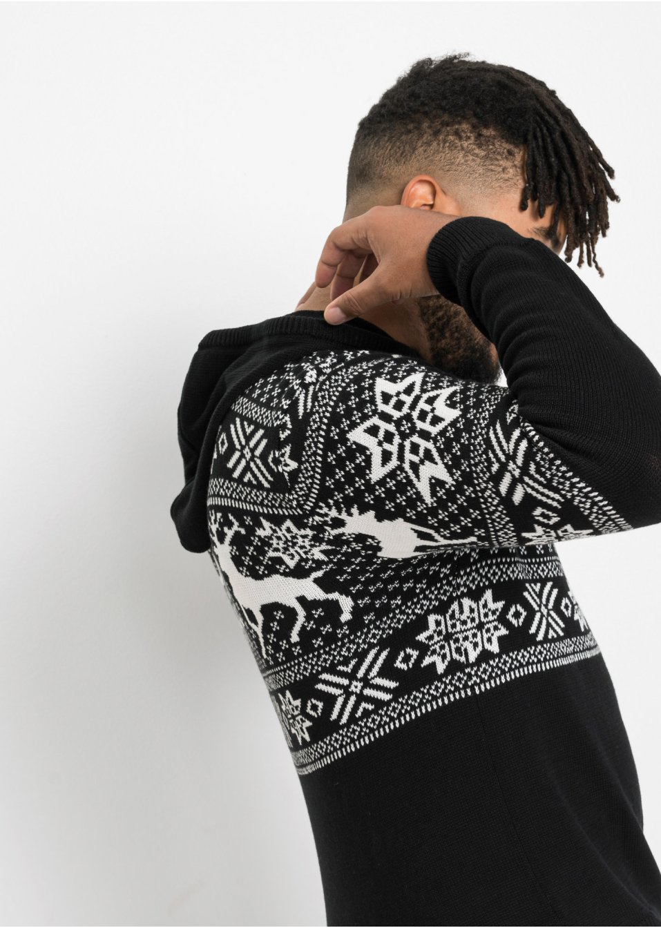 Pull norvégien à capuche