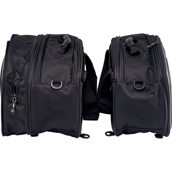 DMP - Sacoches cavalières Twin Solid Noir