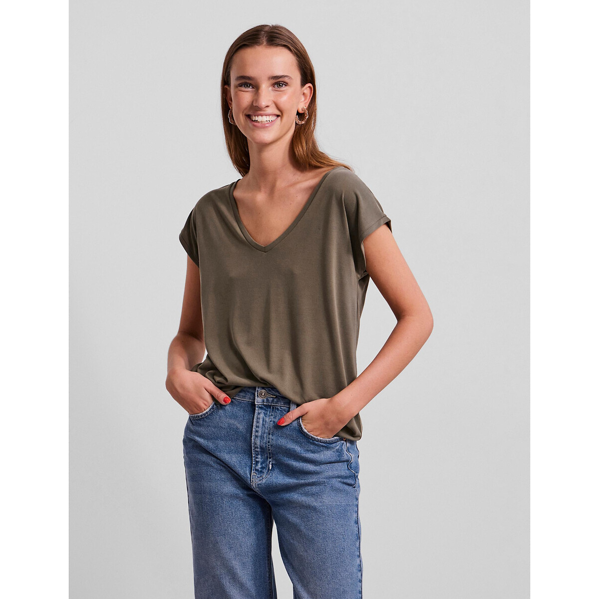 PEÇAS<br>Camiseta, V-hals