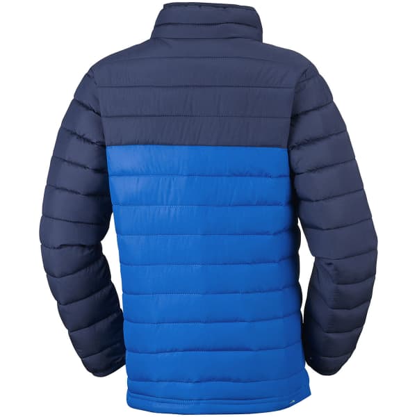 Doudoune randonnée COLUMBIA COLUMBIA POWDER LITE BOYS JACKET SUPER BLUE,COLLEGIATE NAVY 19 SUPER BLUE,COLLEGIATE NAVY