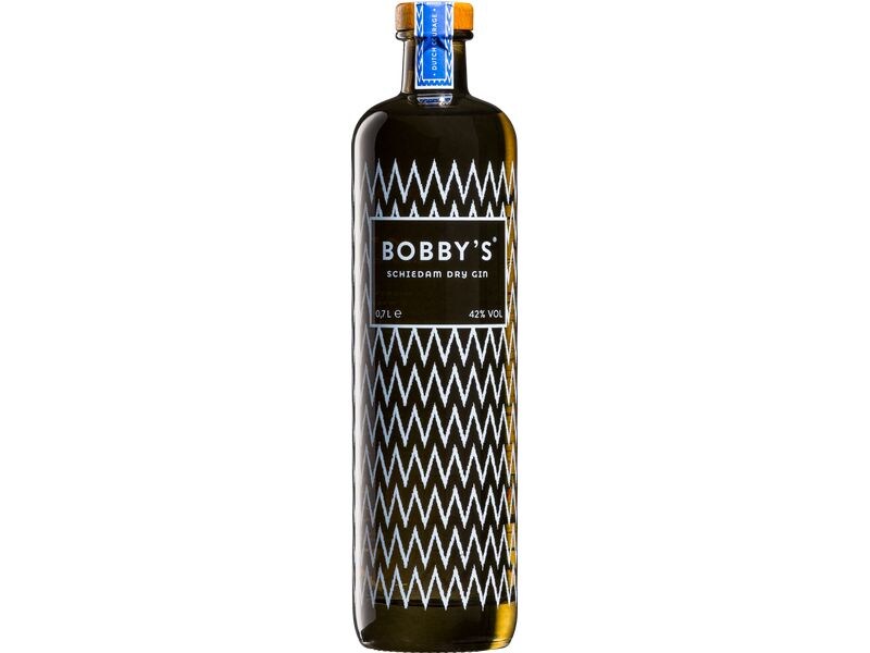 Bobby's Schiedam Dry Gin 0.7 l Hochprozentige Wacholder-Spezialität aus traditioneller Destillierkunst
