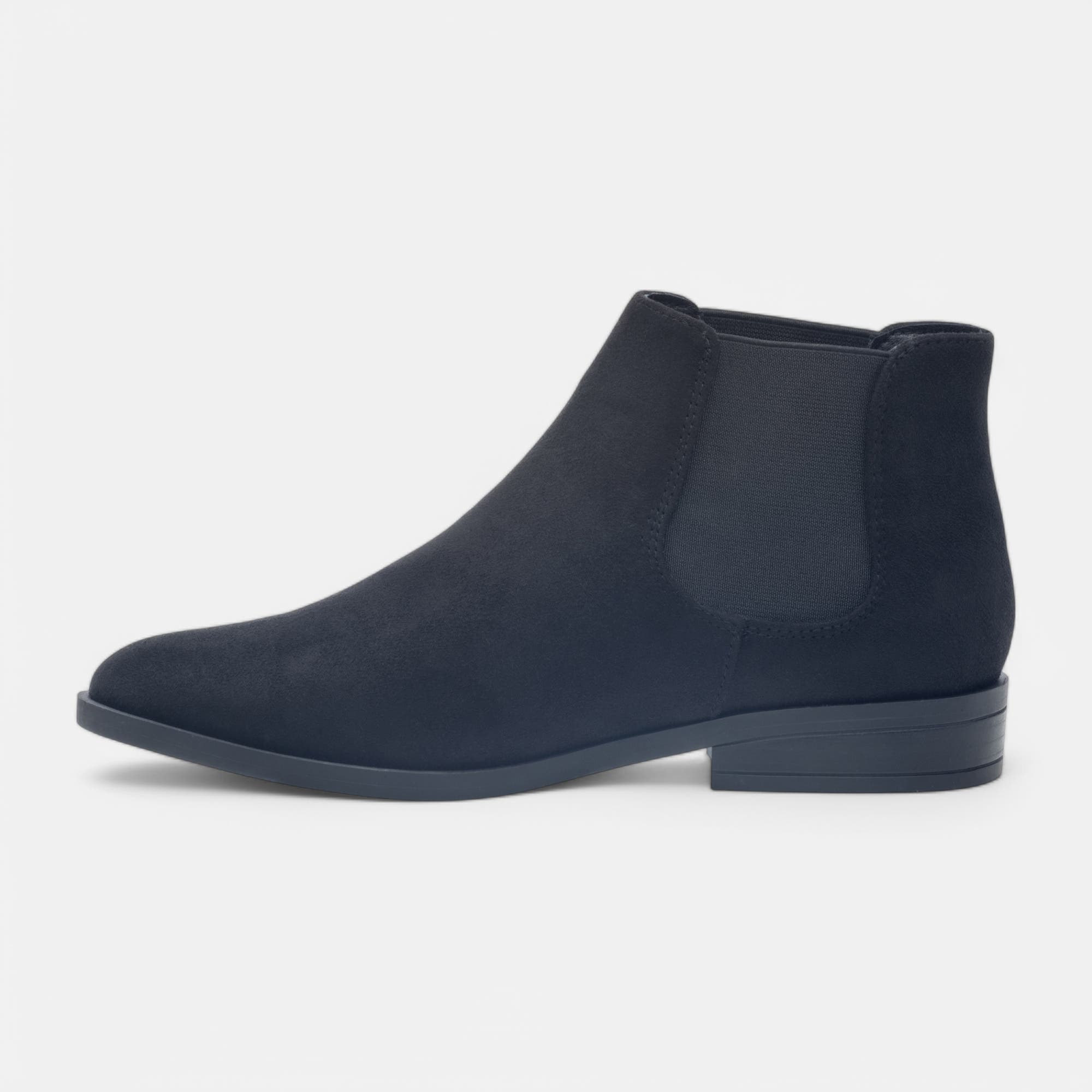 Boots chelsea Femme noir vernis