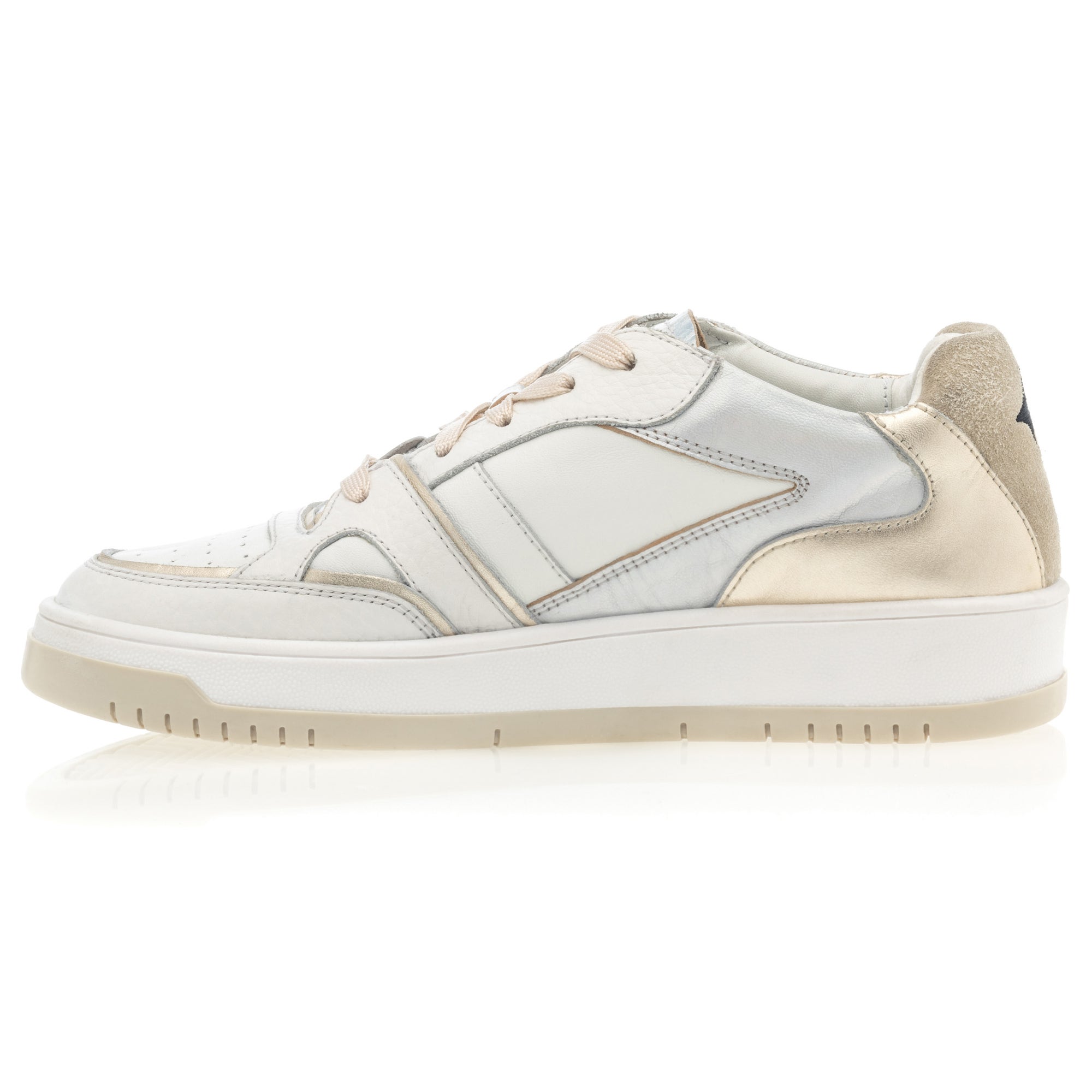 Baskets basses Femme en cuir blanc