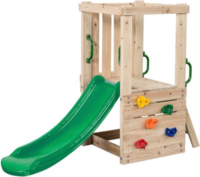 Swing King Mari Small Leketårn med Grønn Sklie 120 cm