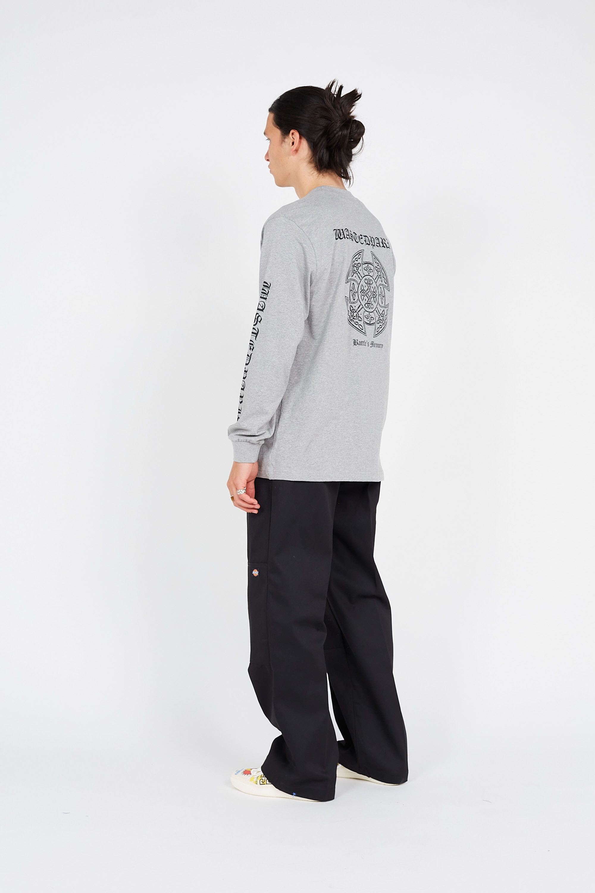 WASTED T-shirt  BATTLE Gris