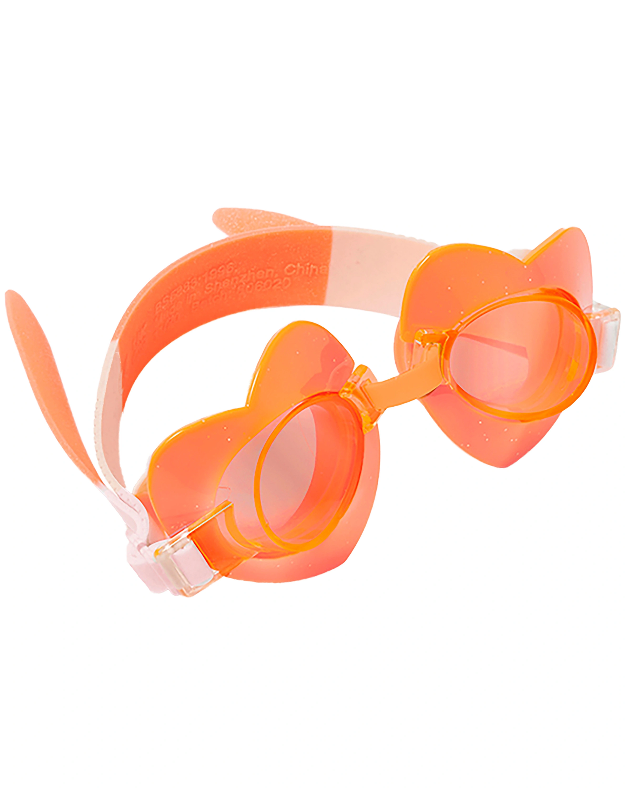 Schwimmbrille HEART in orange