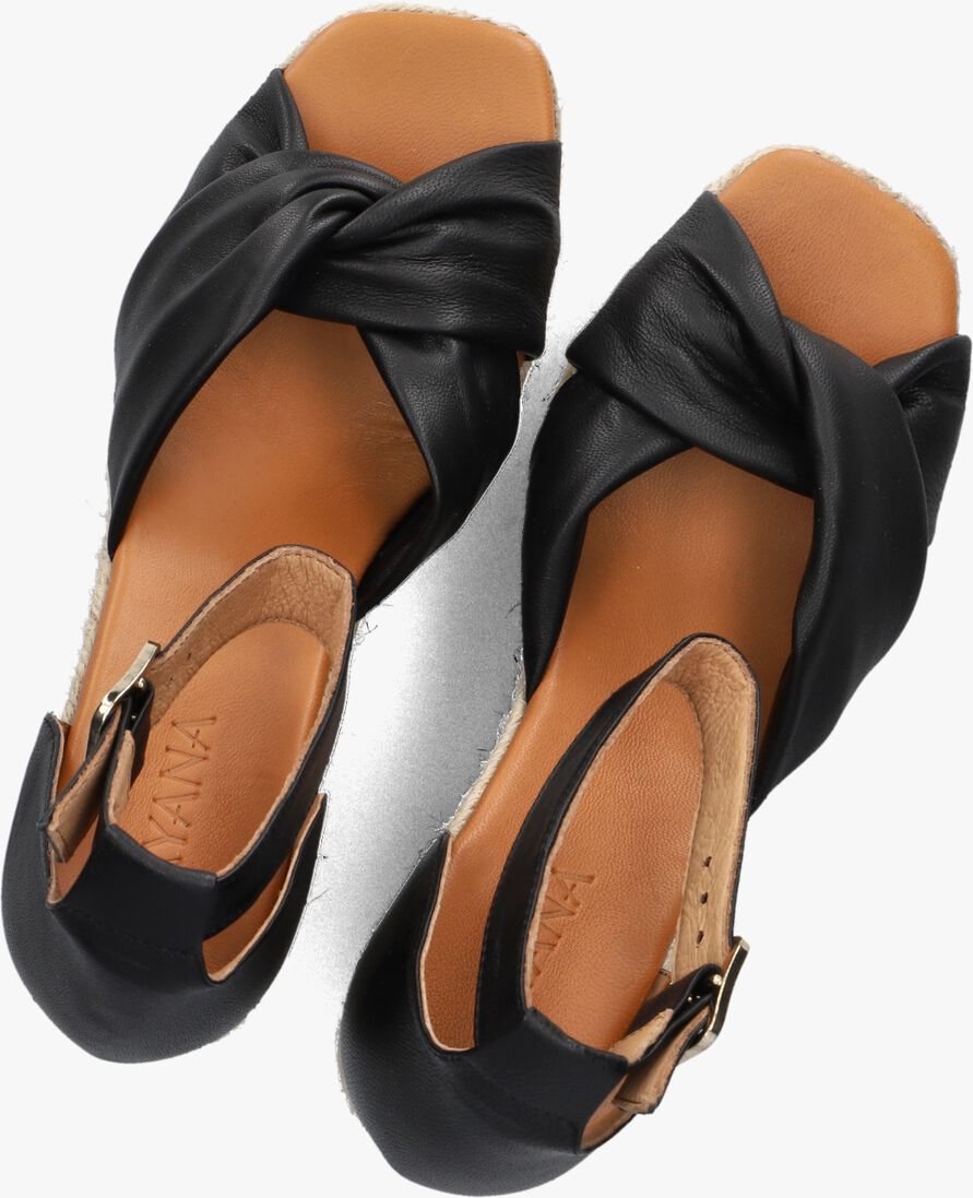 zwarte ayana espadrilles yu690