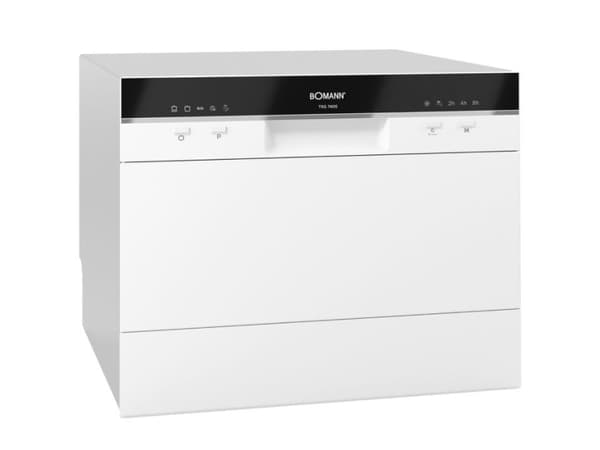 Bomann TSG 7405, Benkeplate, Kompakt, Hvit, Sort, LED, 1 kurver
