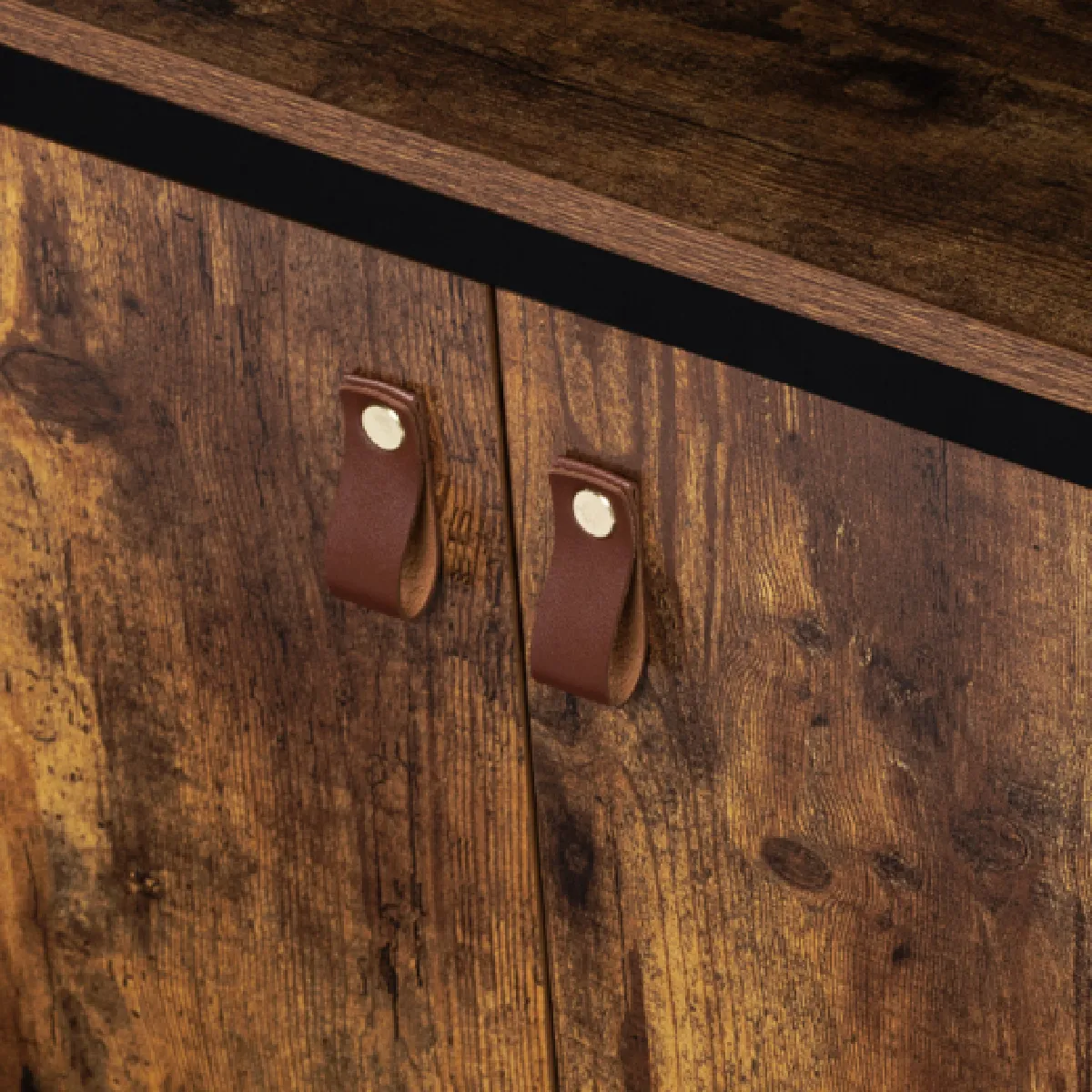 Idmarket Buffet CHICAGO 100 cm - Bois/métal