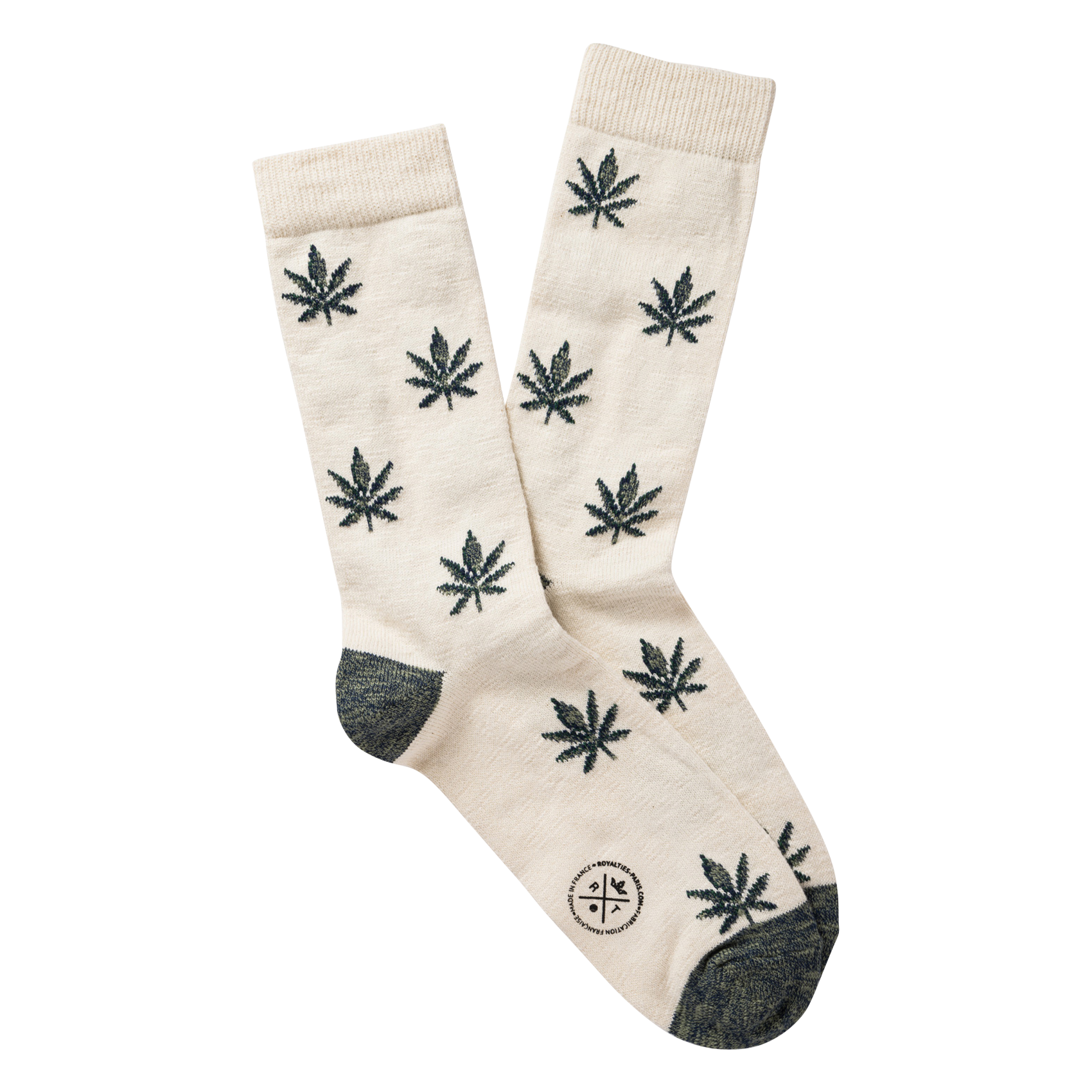 NELSON - Chaussettes en coton mélangé | Blanc
