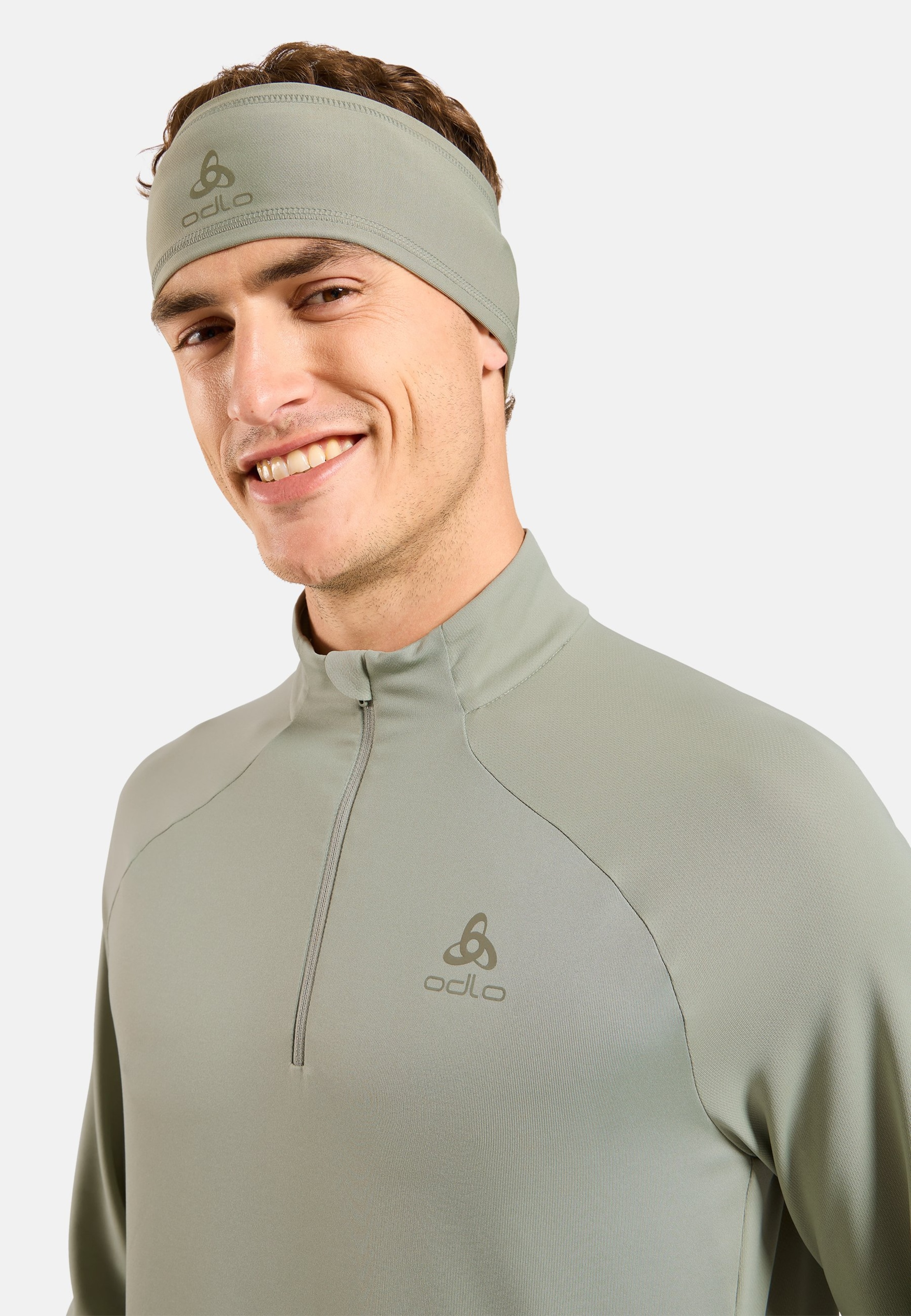 Essentials Ceramiwarm Mid Layer mit Halbreissverschluss in shadow