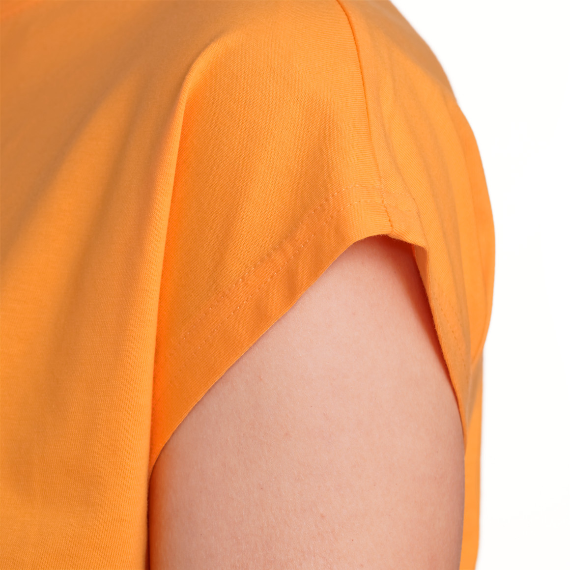 Jonas Nielsen Damen T-Shirt mit überschnittenen Ärmeln orange