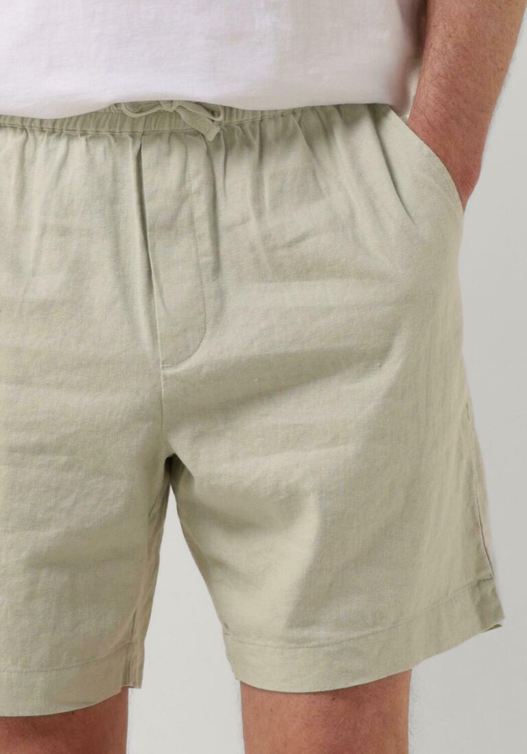 WOODBIRD mint woodbird korte broek wbbommy linen shorts